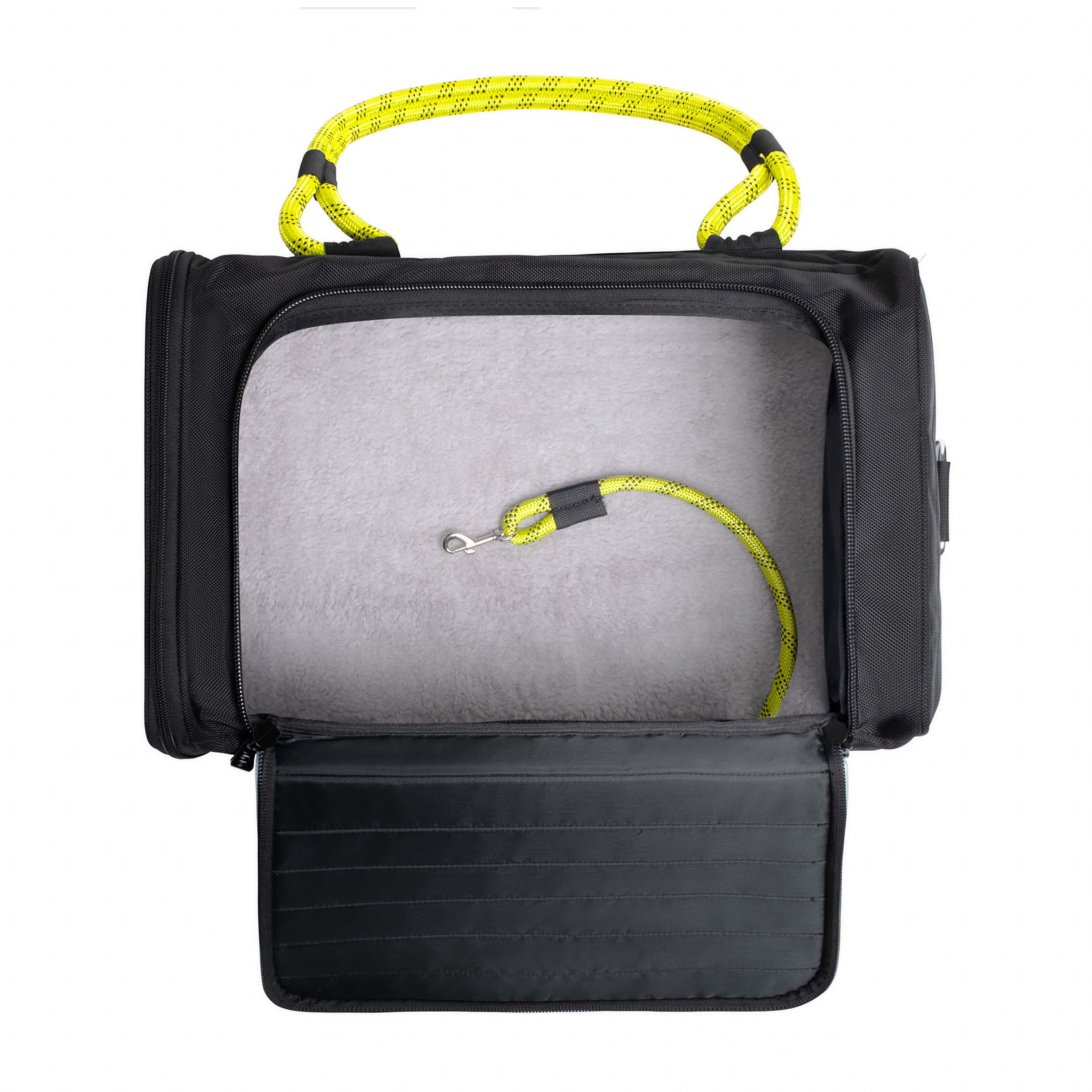 ROVERLUND - OUT-OF-OFFICE PET CARRIER PRO EDITION: BLACK CAMO / BLACK / LARGE - UP TO 25LBS